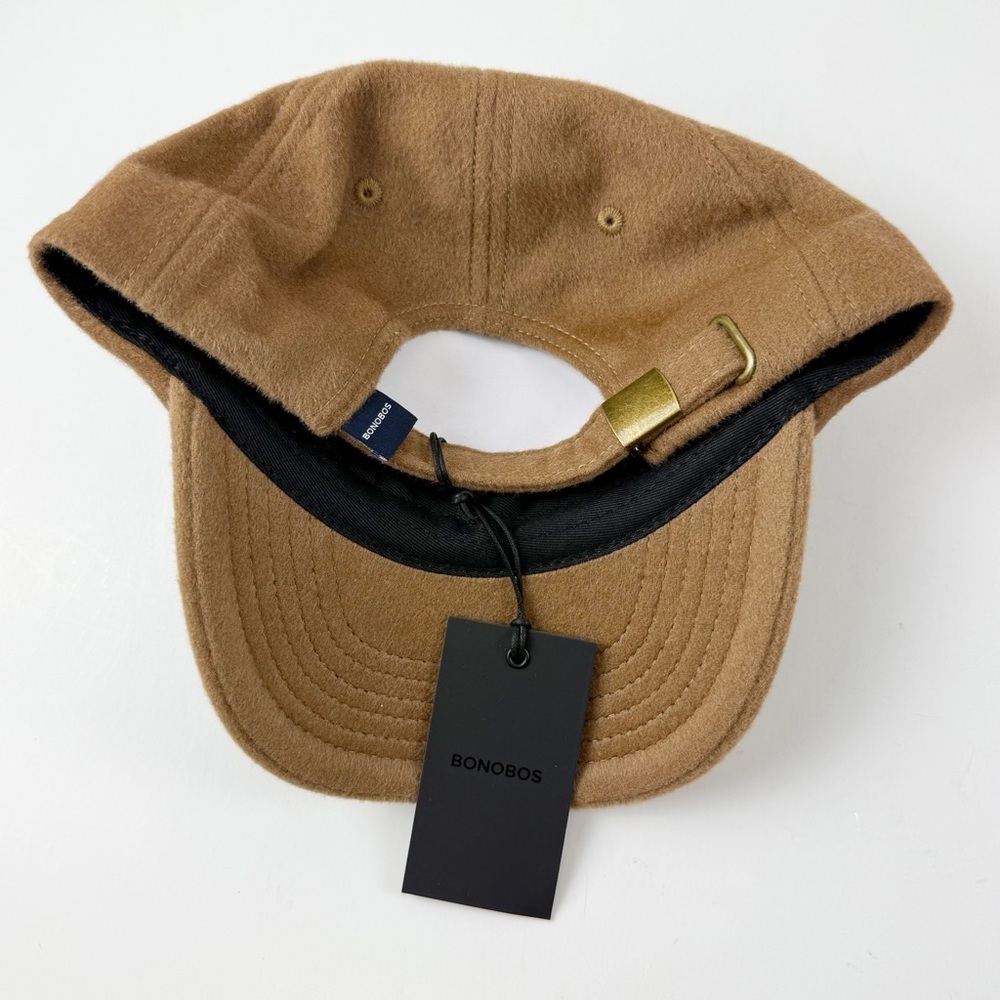 Bonobos x Toys R Us Geoffrey Embroider 100% Wool Baseball Cap Brown Mens OS NWT - Picture 3 of 10